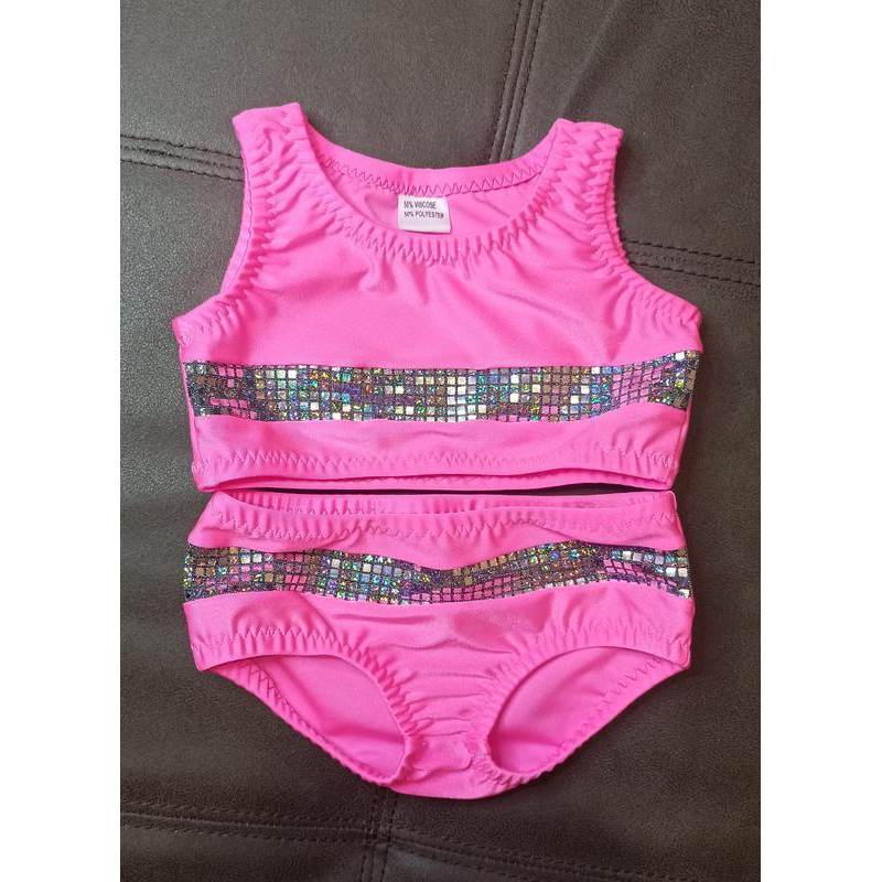 Дитячий костюм для танців, гімнастики, занять на пілоні розмір 104-110 Дитячий костюм для танців, гімнастики, занять на пілоні розмір 104-110