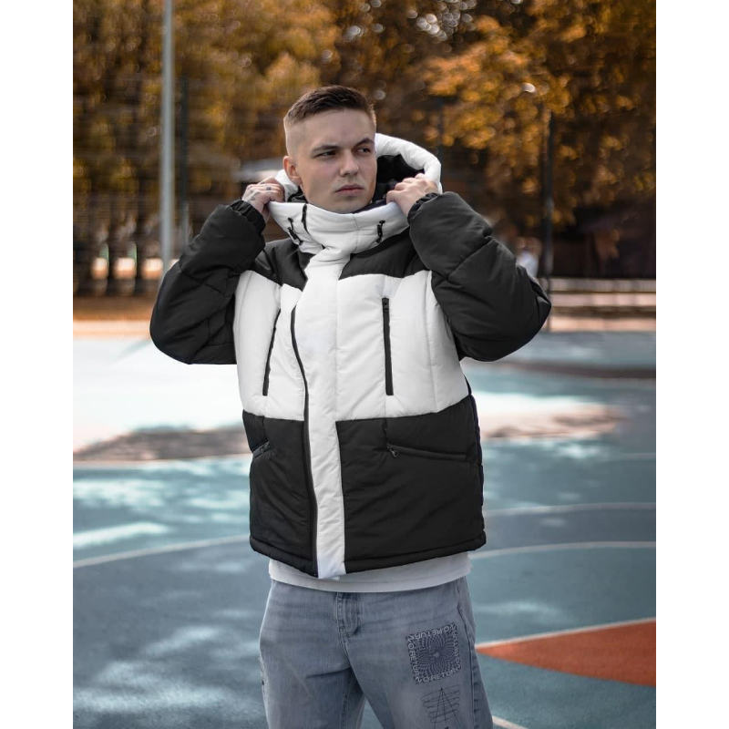 Куртка зимова Eclipse чорно-біла Куртка зимова Eclipse чорно-біла