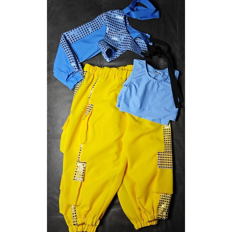 Дитячий танцювальний костюм hip-hop, джаз-фанк, денсхол, хіп-хоп, jazz розмір 116,122