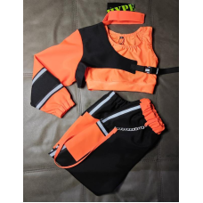 Дитячий танцювальний костюм hip-hop, джаз-фанк, денсхол, хіп-хоп, jazz, розмір 110, 116