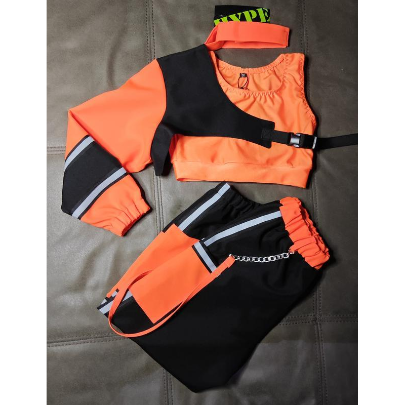 Дитячий танцювальний костюм hip-hop, джаз-фанк, денсхол, хіп-хоп, jazz, розмір 110, 116