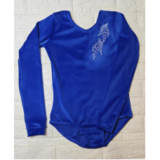 Дитячий купальник для гімнастики, танців, пілону велюр-спорт розмір 152,158,164,170