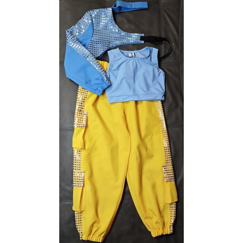 Дитячий танцювальний костюм hip-hop, джаз-фанк, денсхол, хіп-хоп, jazz розмір 140