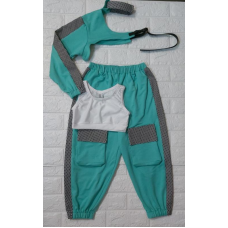 Дитячий танцювальний костюм hip-hop джаз-фанк, денсхол, хіп-хоп, jazz розмір 122