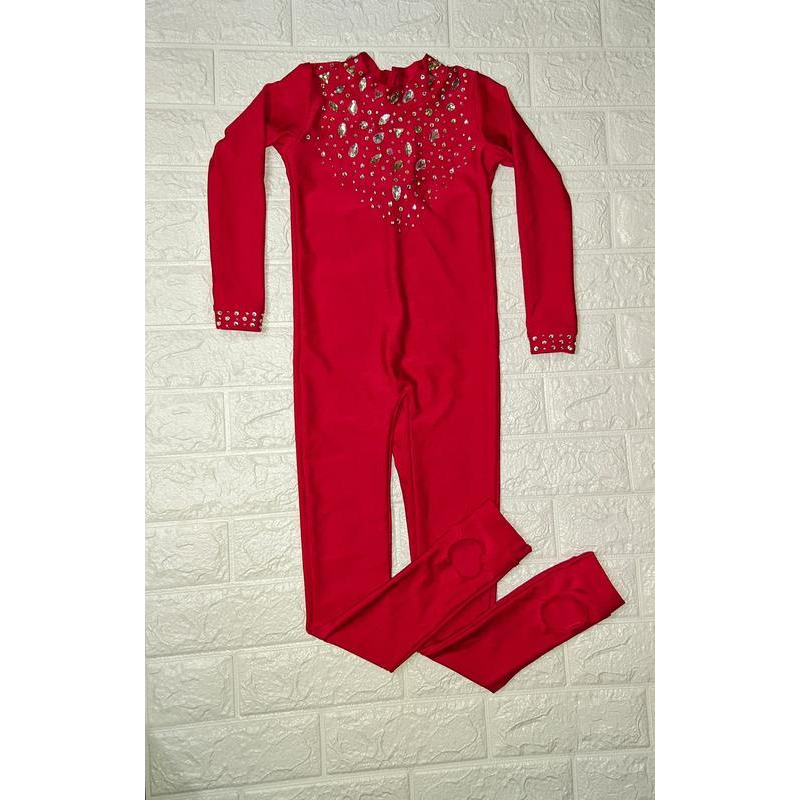 Дитячий комбінезон для танців, повітряної гімнастики, акробатики, занять на пілоні/полотнах