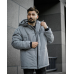 Утеплена зимова куртка ТЗ-4 LEAF сіра