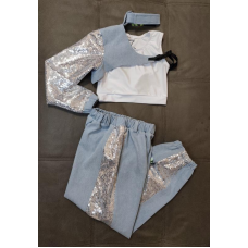 Дитячий танцювальний костюм hip-hop, джаз-фанк, денсхол, хіп-хоп, jazz розмір 134,140