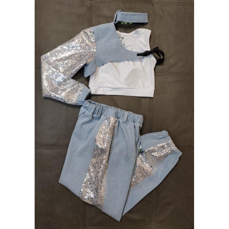 Дитячий танцювальний костюм hip-hop, джаз-фанк, денсхол, хіп-хоп, jazz розмір 134,140