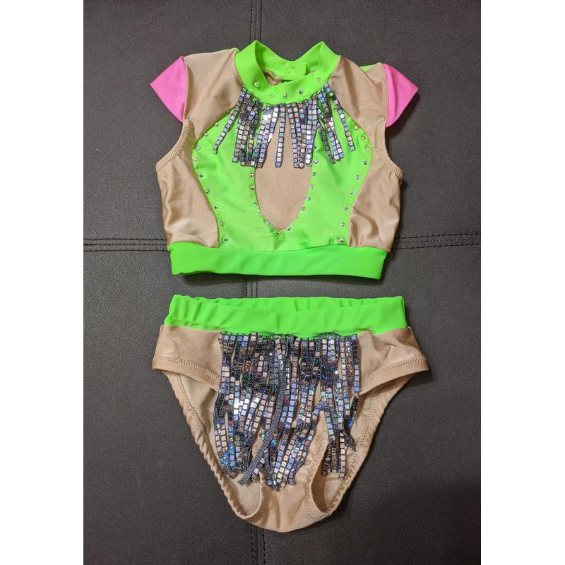 Дитячий костюм для танців,  занять на пілоні, гімнастики, спорту розмір 116-122